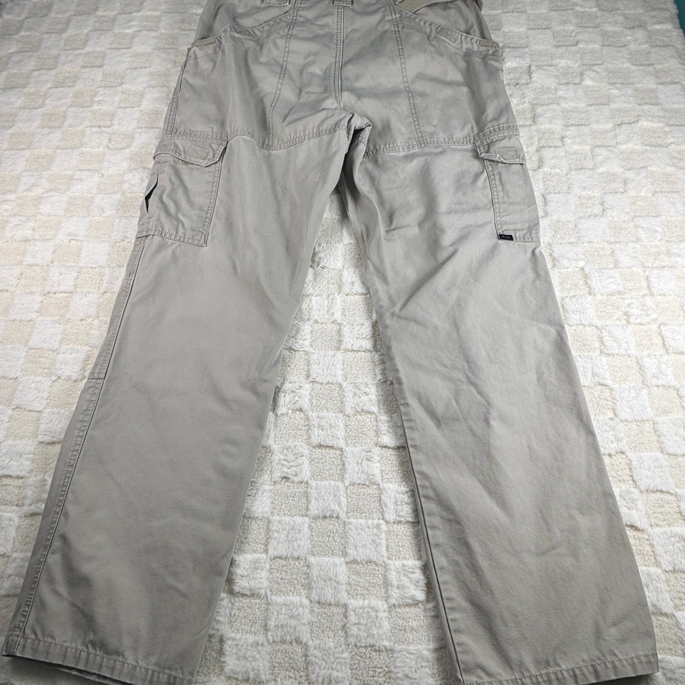 5.11 Tactical Series Mens Cargo Pants Beige Outdoor Workwear Elastic Waist - Picture 16 of 16
